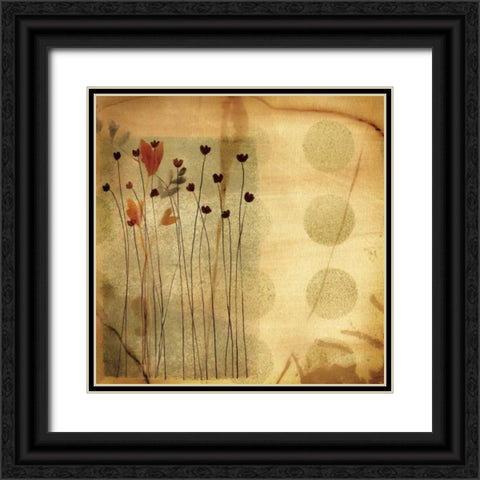 Playful Meadow I Black Ornate Wood Framed Art Print with Double Matting by Leal, Fernando