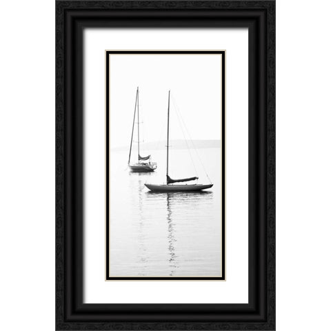 Still Waters II Black Ornate Wood Framed Art Print with Double Matting by Maihara/Watt, Jeff/Boyce