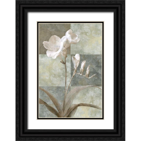 Memento I Black Ornate Wood Framed Art Print with Double Matting by Mallett, Keith
