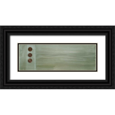 Aqua Drops IV Black Ornate Wood Framed Art Print with Double Matting by Parker, Karen Lorena