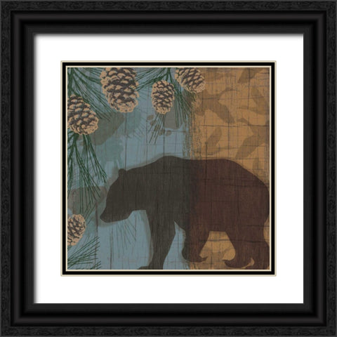 Yellowstone Park I Black Ornate Wood Framed Art Print with Double Matting by Venter, Tandi