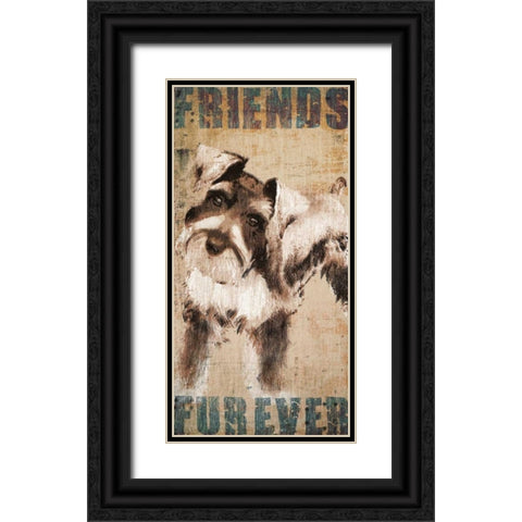 Tyson Black Ornate Wood Framed Art Print with Double Matting by Venter, Tandi