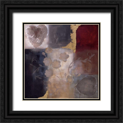 Autumn Accent  I Black Ornate Wood Framed Art Print with Double Matting by Maitland, Laurie