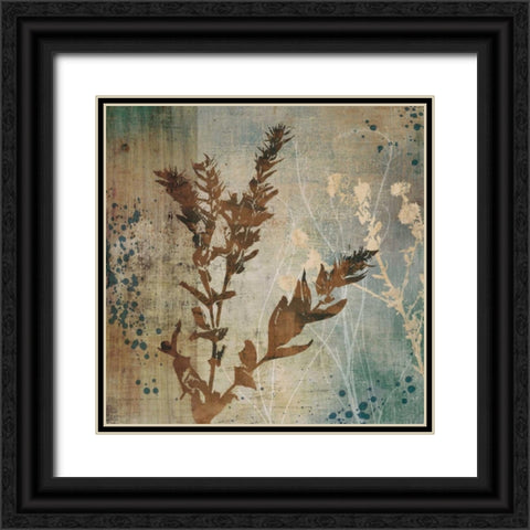 Organic Elements II Black Ornate Wood Framed Art Print with Double Matting by Venter, Tandi
