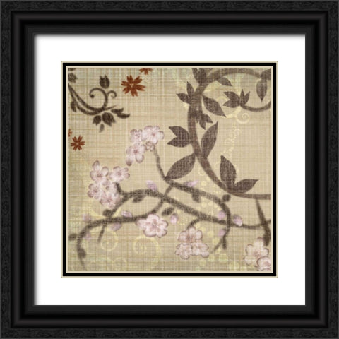 Songbird Black Ornate Wood Framed Art Print with Double Matting by Venter, Tandi