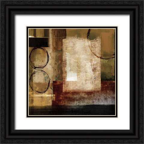 Manhattan Melody Black Ornate Wood Framed Art Print with Double Matting by Mallett, Keith