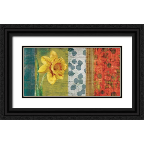 Garden Collection I Black Ornate Wood Framed Art Print with Double Matting by Venter, Tandi