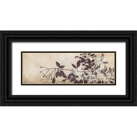In Bloom Black Ornate Wood Framed Art Print with Double Matting by MARIA