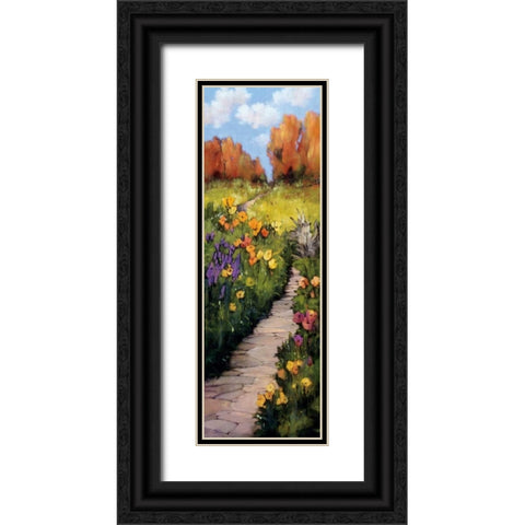 Path Beneath Your Feet Black Ornate Wood Framed Art Print with Double Matting by Birlington, Andrew