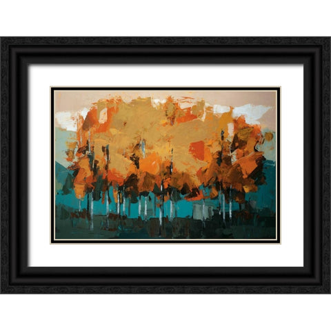 Stand On Slate Black Ornate Wood Framed Art Print with Double Matting by Colbert , Peter