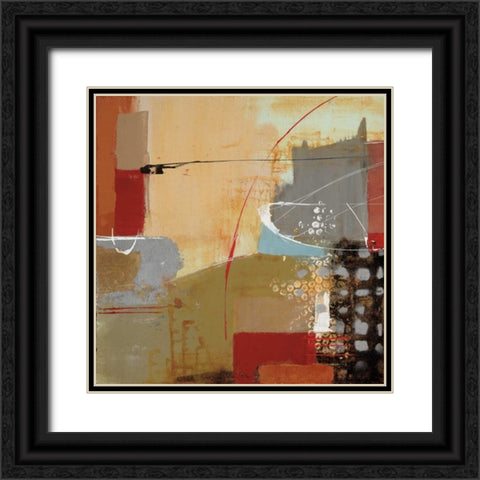 Emociones II Black Ornate Wood Framed Art Print with Double Matting by Villarreal Santos, Nancy