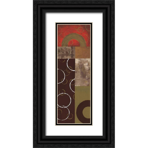 Mix n Match I Black Ornate Wood Framed Art Print with Double Matting by Kaminsky, Earl