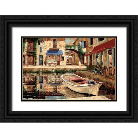 Lovely Day Black Ornate Wood Framed Art Print with Double Matting by Archambault, Gilles
