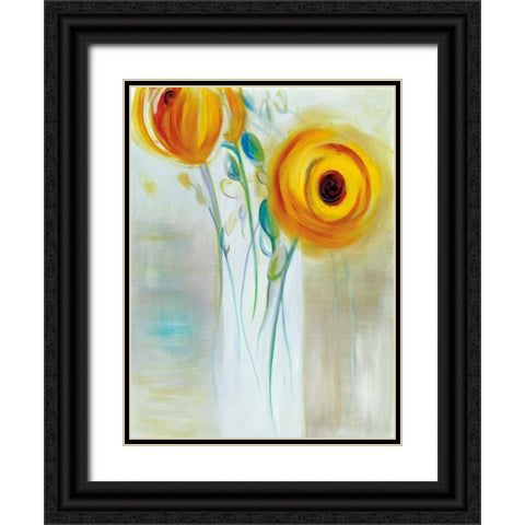 Movimento Black Ornate Wood Framed Art Print with Double Matting by Parker, Karen Lorena