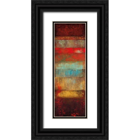 Bora Black Ornate Wood Framed Art Print with Double Matting by Emet, Angelina