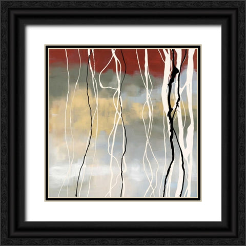 Silver Birch I  Black Ornate Wood Framed Art Print with Double Matting by Maitland, Laurie