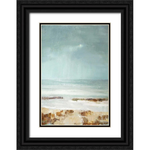 Tideline Black Ornate Wood Framed Art Print with Double Matting by Gold, Caroline