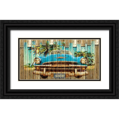 Sabor Black Ornate Wood Framed Art Print with Double Matting by Sola, Bresso