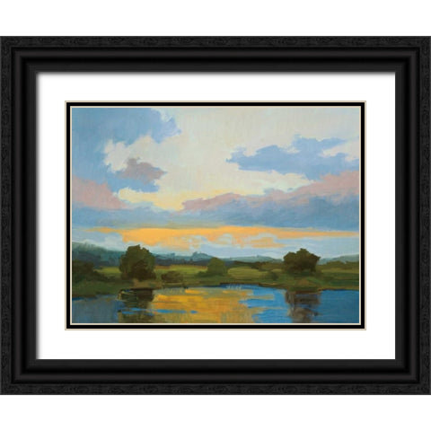 Sky Performance Black Ornate Wood Framed Art Print with Double Matting by McMurry, Vicki