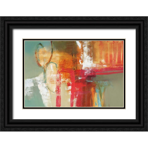 Building a Mystery Black Ornate Wood Framed Art Print with Double Matting by Barnes, Natasha