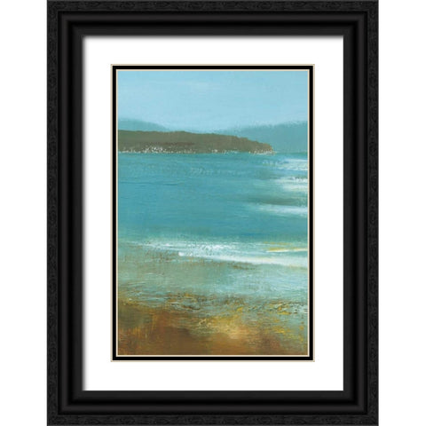 Sealight Black Ornate Wood Framed Art Print with Double Matting by Gold, Caroline
