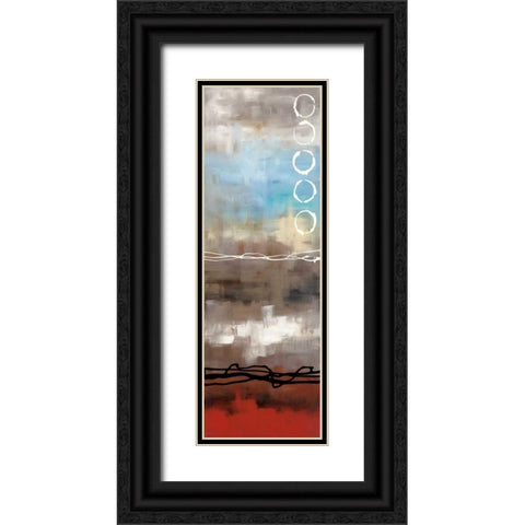 Elements I Black Ornate Wood Framed Art Print with Double Matting by Maitland, Laurie