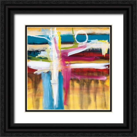 Color Blind Black Ornate Wood Framed Art Print with Double Matting by St. Germain, Patrick