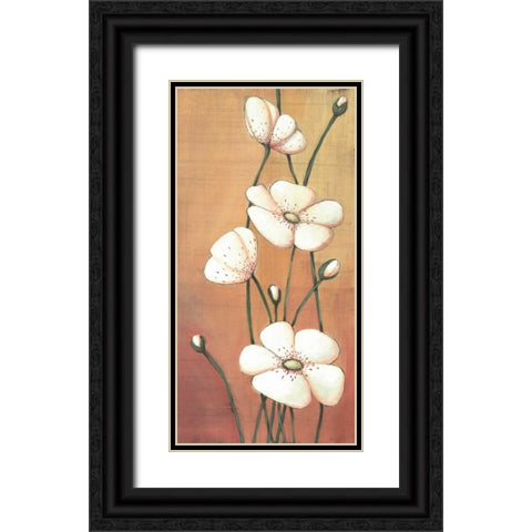 Shimmer II Black Ornate Wood Framed Art Print with Double Matting by Codo, Ella