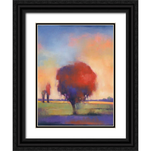 Stranger In Town Black Ornate Wood Framed Art Print with Double Matting by Anderson, Paul