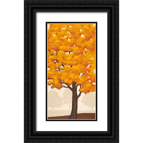 Autumns Glory II Black Ornate Wood Framed Art Print with Double Matting by Anderson, Jocelyn