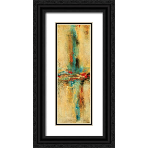 Equilibrio I Black Ornate Wood Framed Art Print with Double Matting by Villarreal Santos, Nancy