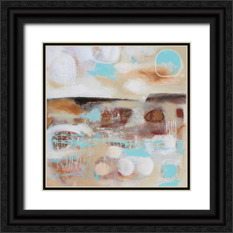 Copper Escarpment Black Ornate Wood Framed Art Print with Double Matting by Jones, Amanda