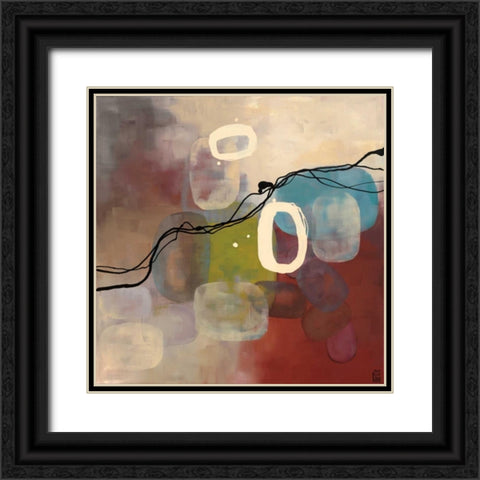 Spring Retrospective Black Ornate Wood Framed Art Print with Double Matting by Maitland, Laurie