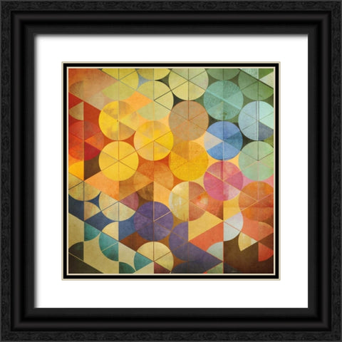 Full Circle I Black Ornate Wood Framed Art Print with Double Matting by NOAH