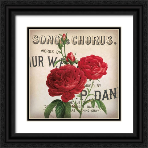 Scent of a Rose II Black Ornate Wood Framed Art Print with Double Matting by Berg, Sabine