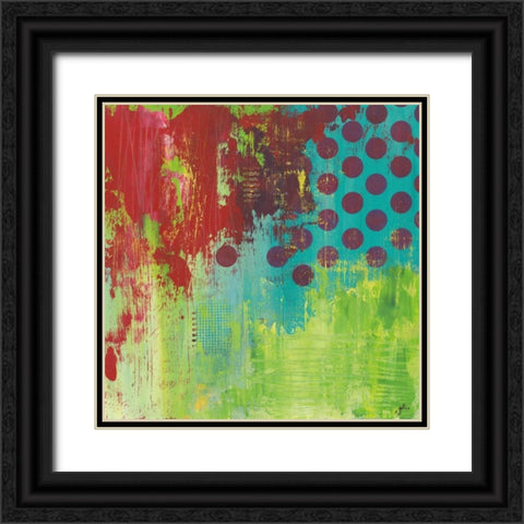 Make Me A Rainbow Black Ornate Wood Framed Art Print with Double Matting by Hawkins, Julie