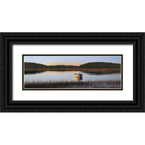 Autumn Afternoon Black Ornate Wood Framed Art Print with Double Matting by Sleeper, Mike