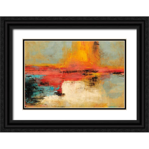 Acertijo Black Ornate Wood Framed Art Print with Double Matting by Villarreal Santos, Nancy