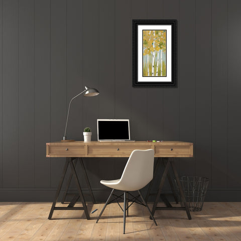 Golden Day II Black Ornate Wood Framed Art Print with Double Matting by Vindedzis, Rita