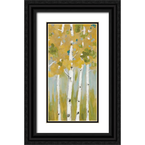 Golden Day II Black Ornate Wood Framed Art Print with Double Matting by Vindedzis, Rita