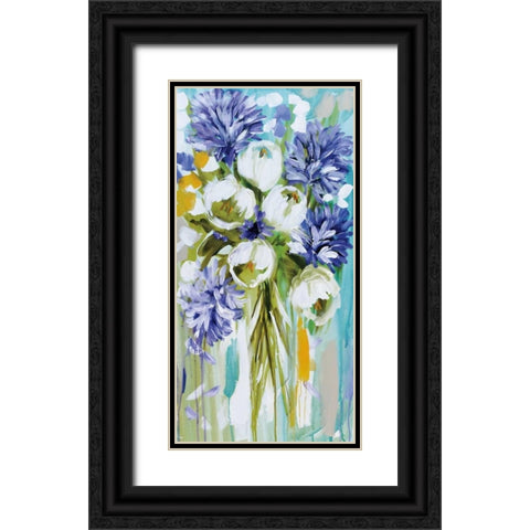 Summer Glow Black Ornate Wood Framed Art Print with Double Matting by Brooks, Amanda J.