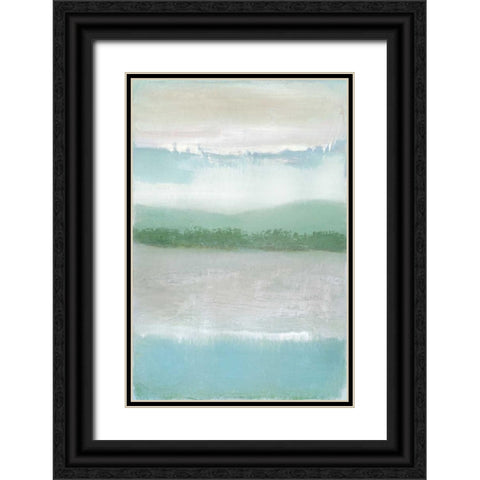 Equinox Black Ornate Wood Framed Art Print with Double Matting by Gold, Caroline