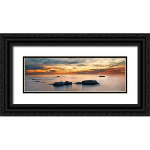 Bit of Heaven Black Ornate Wood Framed Art Print with Double Matting by Bellyk, Daniel J.