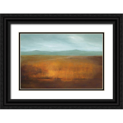 Last Light Black Ornate Wood Framed Art Print with Double Matting by Gold, Caroline