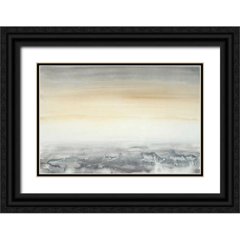Sable Island Black Ornate Wood Framed Art Print with Double Matting by St. Germain, Patrick
