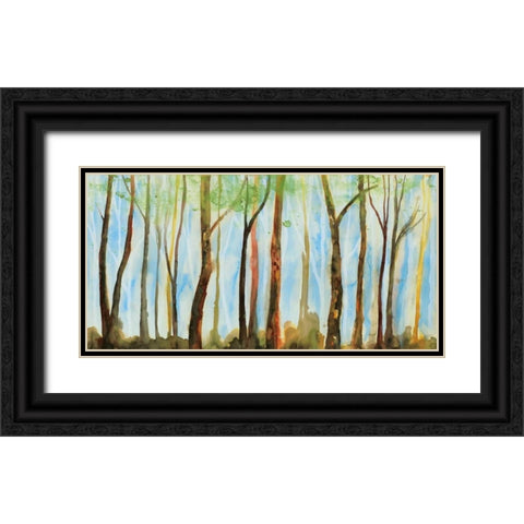 The Breeze Black Ornate Wood Framed Art Print with Double Matting by Fontaine, Stephanie