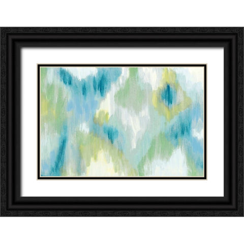 Energetic  Black Ornate Wood Framed Art Print with Double Matting by Vindedzis, Rita