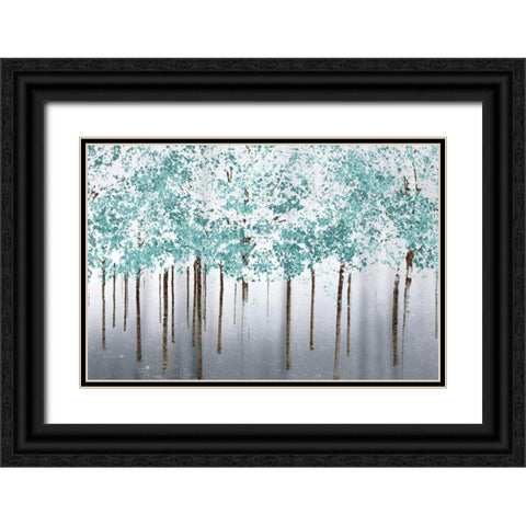 Into the Woods Black Ornate Wood Framed Art Print with Double Matting by Pelkey, Marvin