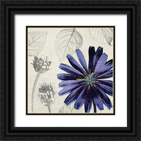 A Touch of Color III Black Ornate Wood Framed Art Print with Double Matting by Venter, Tandi