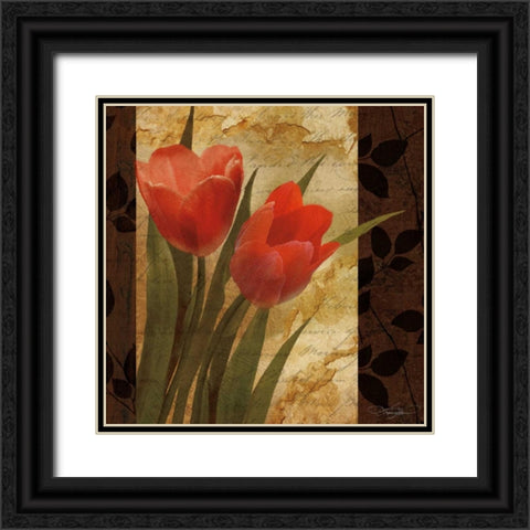 Sonata II Black Ornate Wood Framed Art Print with Double Matting by Mallett, Keith